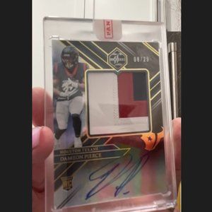 Daien Pierce FOTL LIMITED RPA 3 COLOR PATCH ON CARD AUTO 8/29